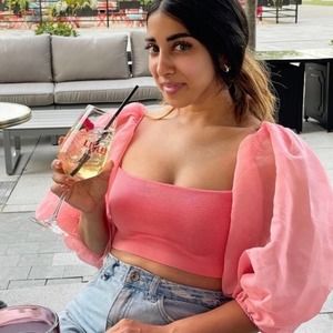 Zara Knit Top with Organza Sleeves - Size Small